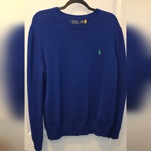 Polo by Ralph Lauren Men's Royal Blue Crewneck Sweater